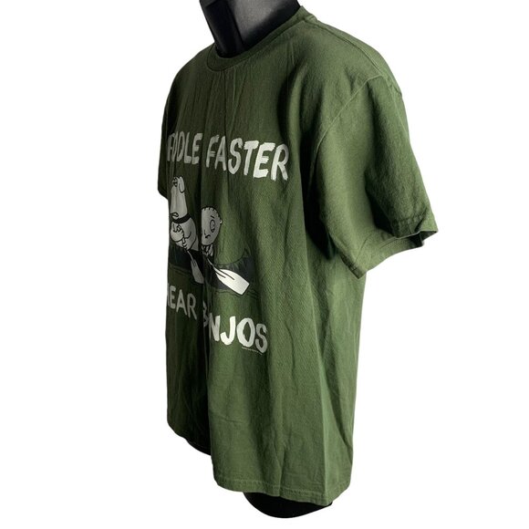 Family Guy Crewneck Short Sleeve T Shirt S Green Graphic 2010 Fox Stewie Brian - Picture 4 of 6